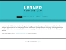 Tablet Screenshot of lernerventurelaw.com